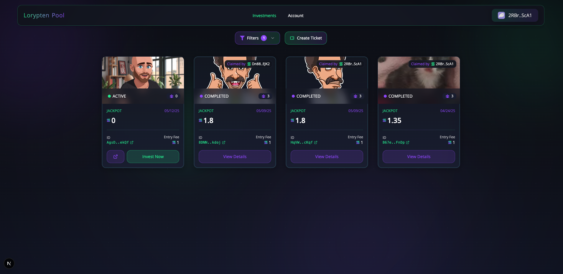 Crypto Lottery